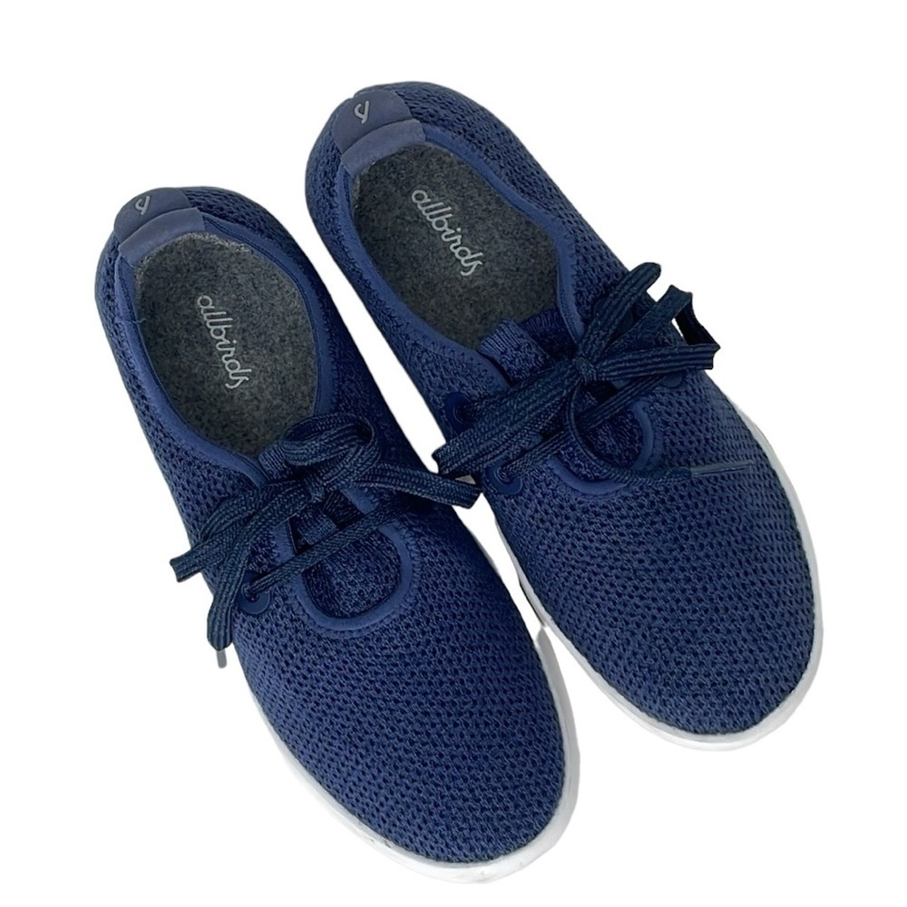 Allbirds Sneakers Women's 7 Blue Lace Up Athletic Shoes